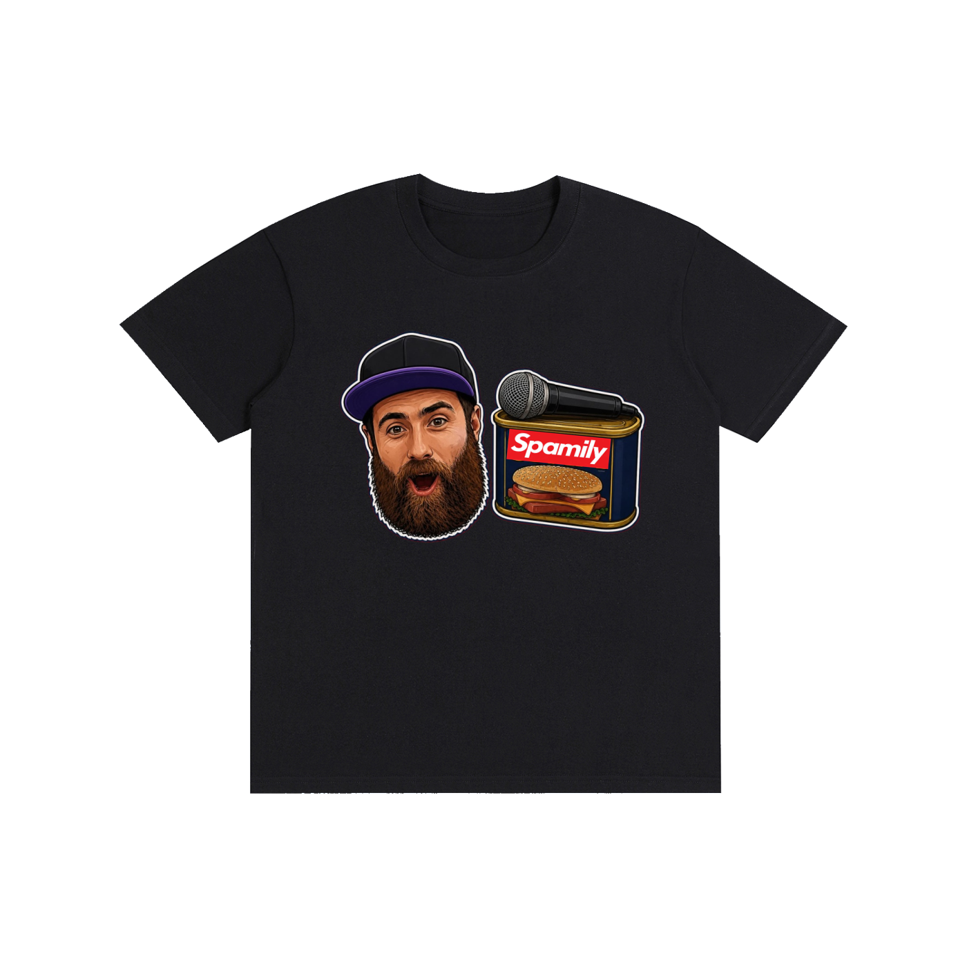 ZP - Severed Head Spamily Pure Cotton Unisex T-Shirt