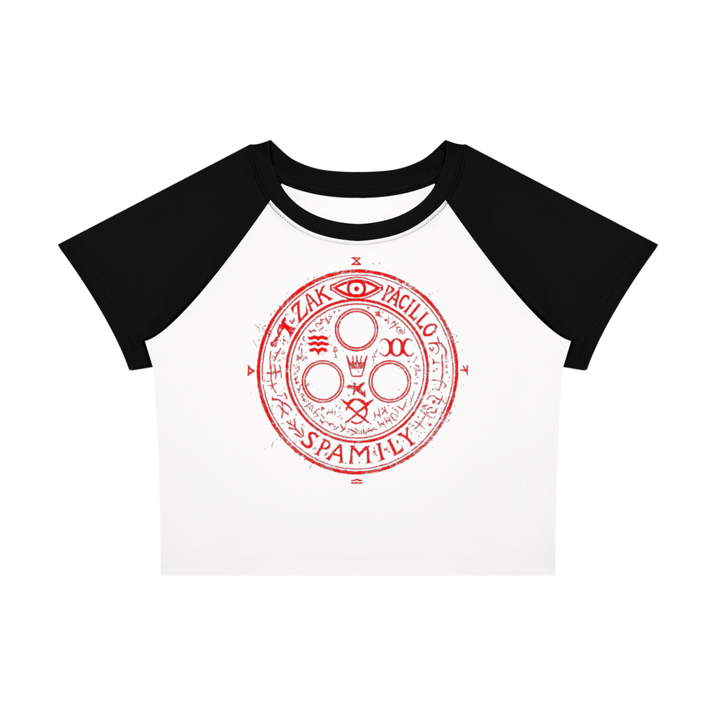 Halo Of The Spam Women's Baby Crop T-Shirt