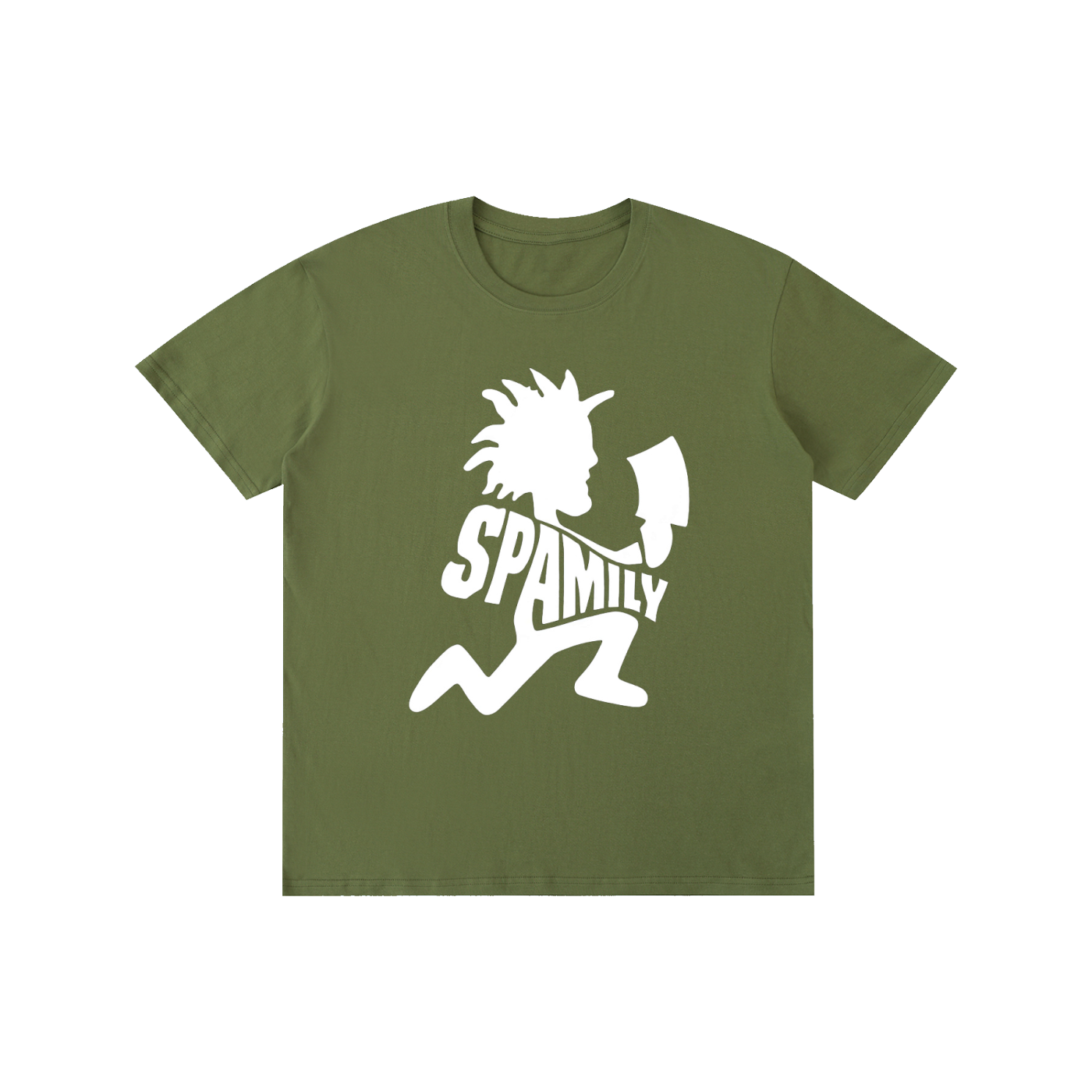 White Spam Man Pure Cotton Unisex T-Shirt