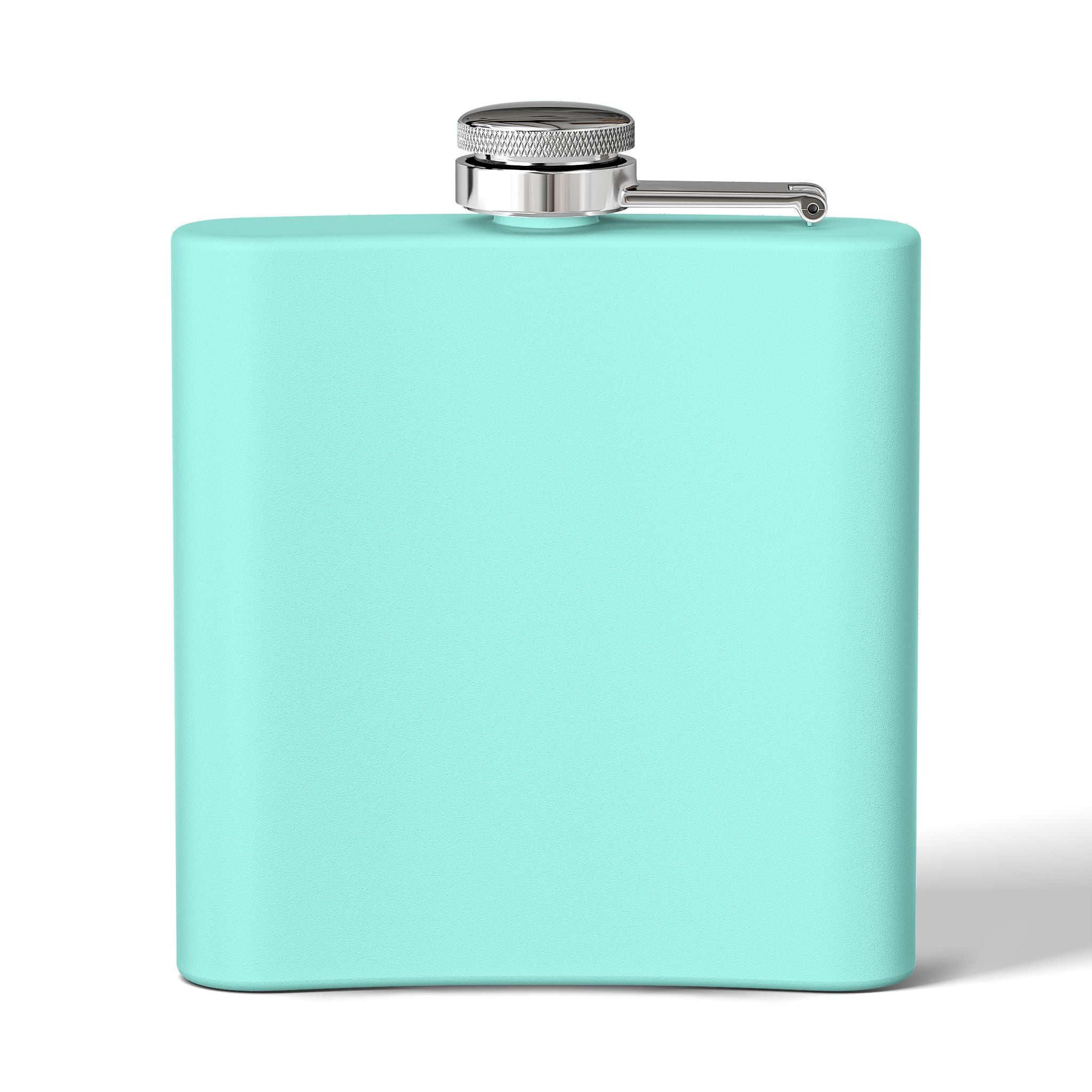 Flask — 'Spamily Records' 6oz Stainless Steel Hip Flask