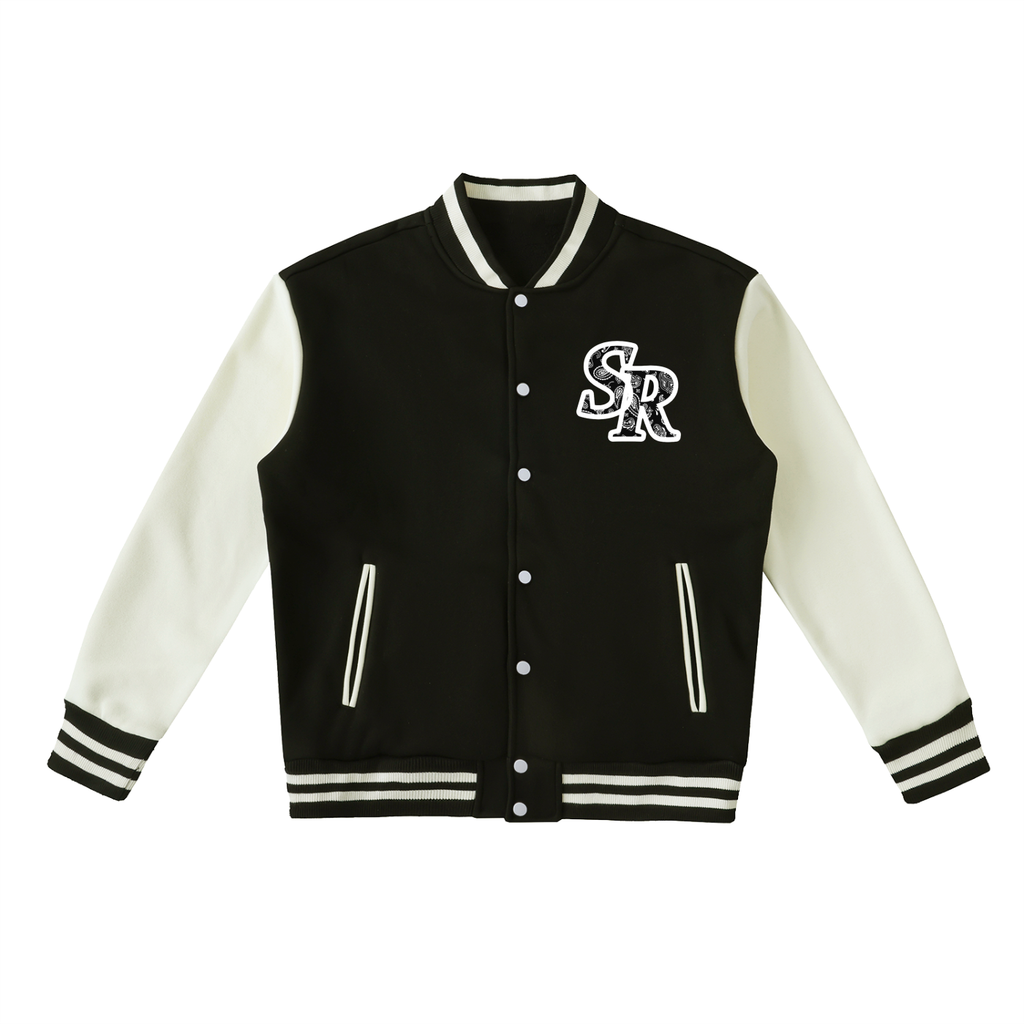 SR Two-Tone Fleeced Varsity Jacket