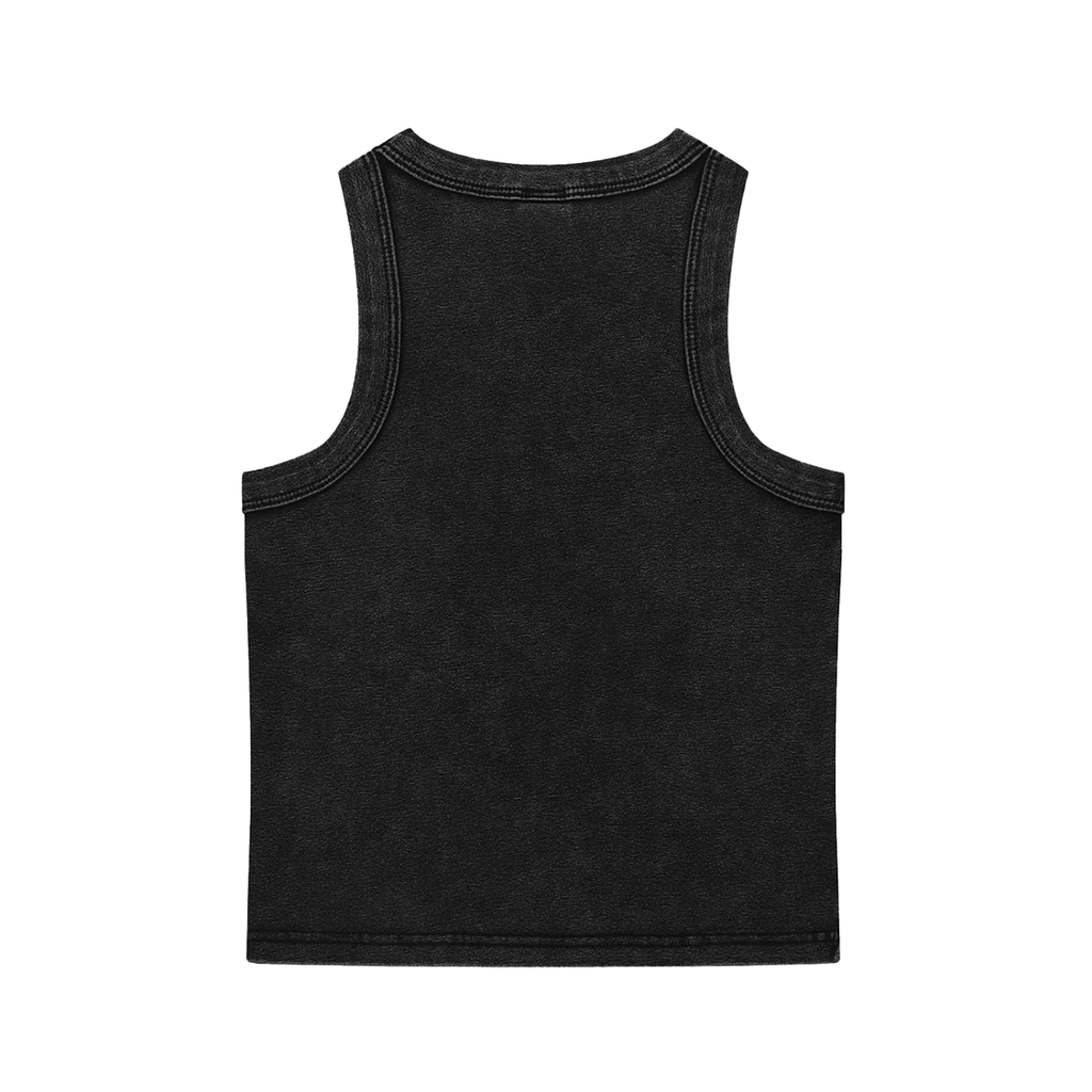 SLAUGHTAMVNE Snow Washed Tank Top