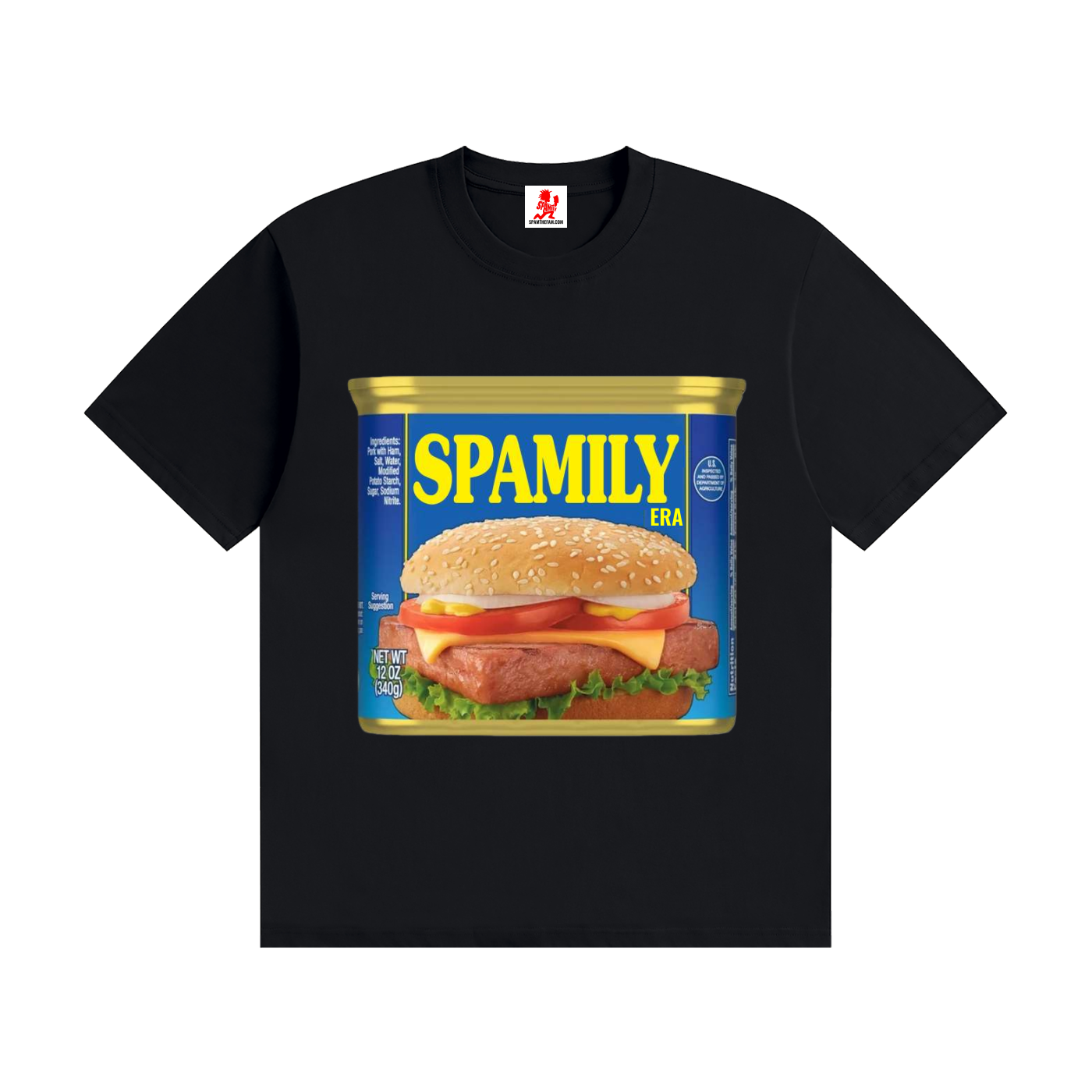 Spamily Can Unisex Seamless Cotton T-Shirt