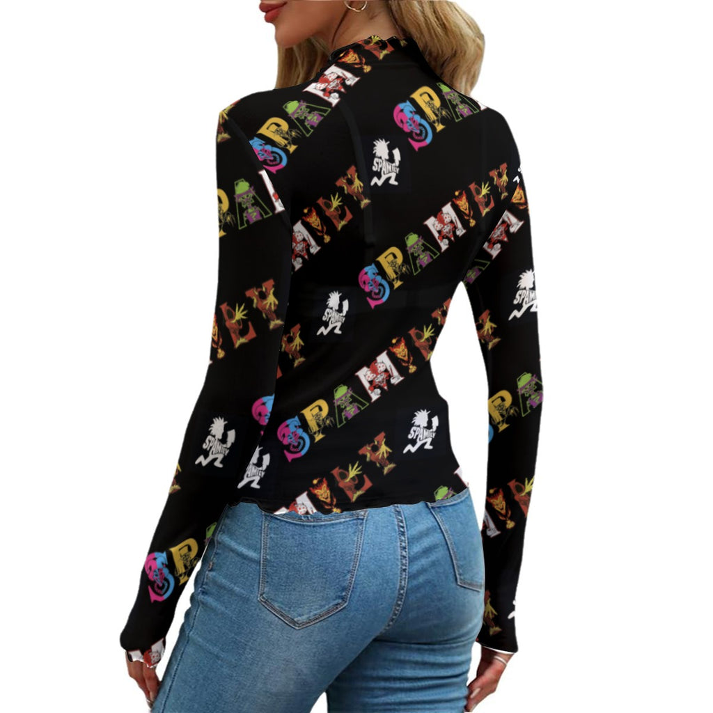SPAMILY WOMENS MESH SHIRT