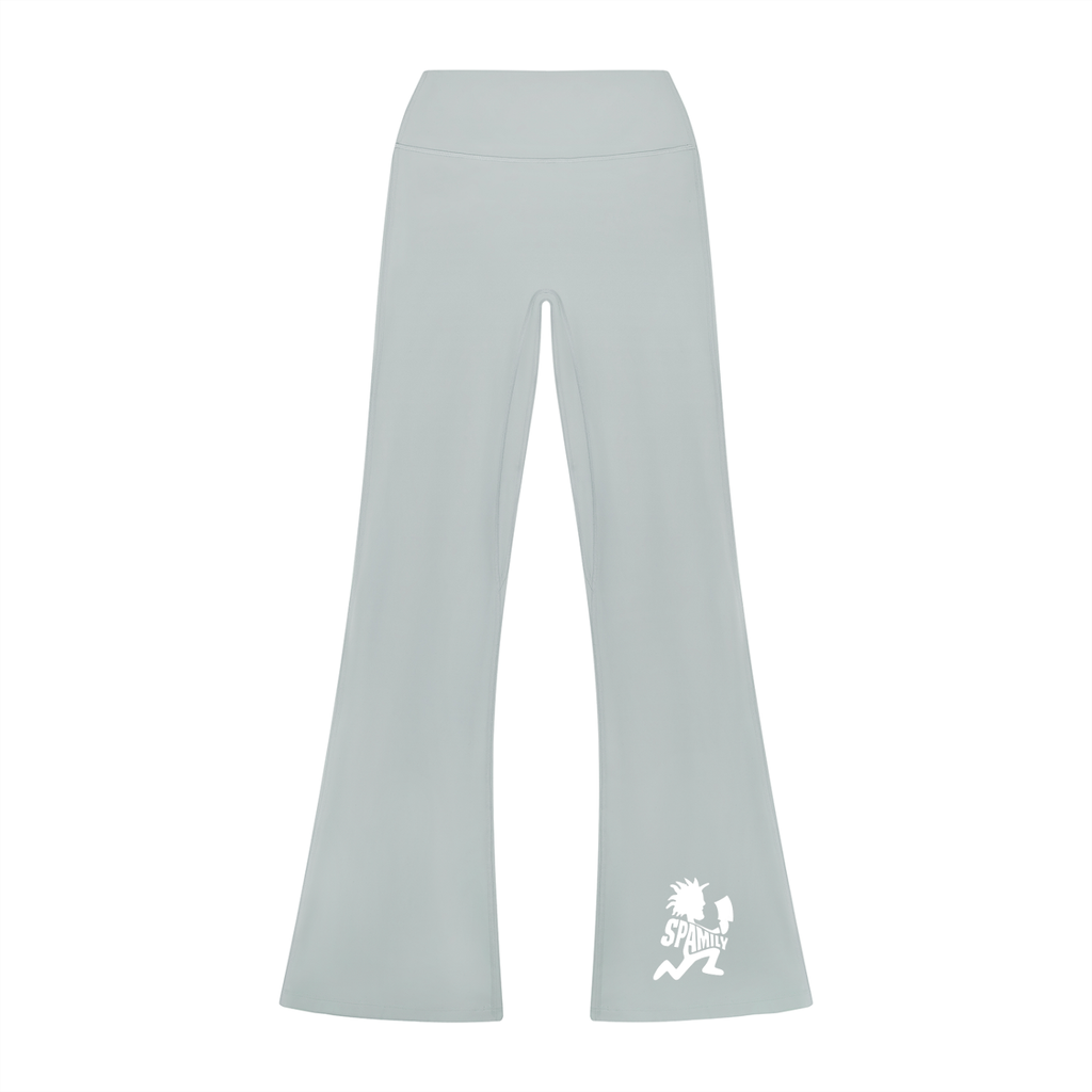 SPAM MAN Women’s High Rise Flared Leggings