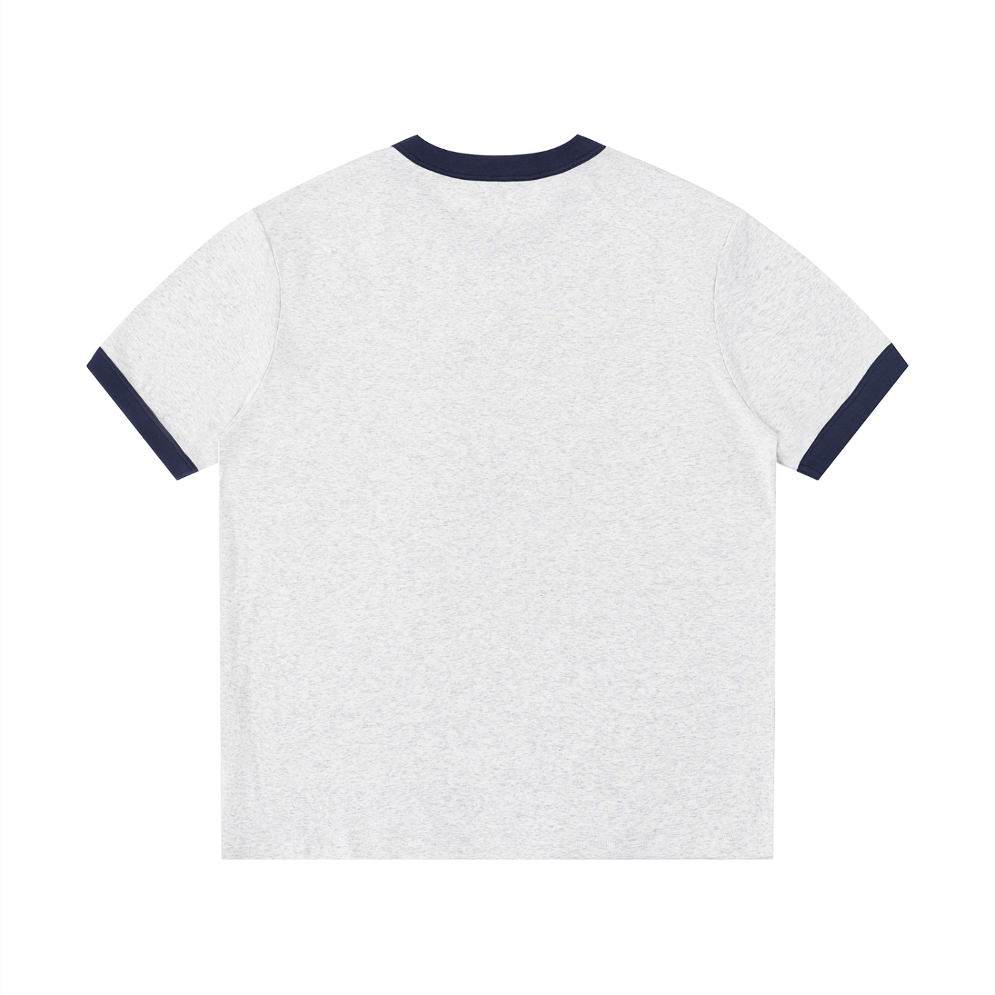 Spamily World Order Contrast Edge Ribbed Crewneck T-Shirt