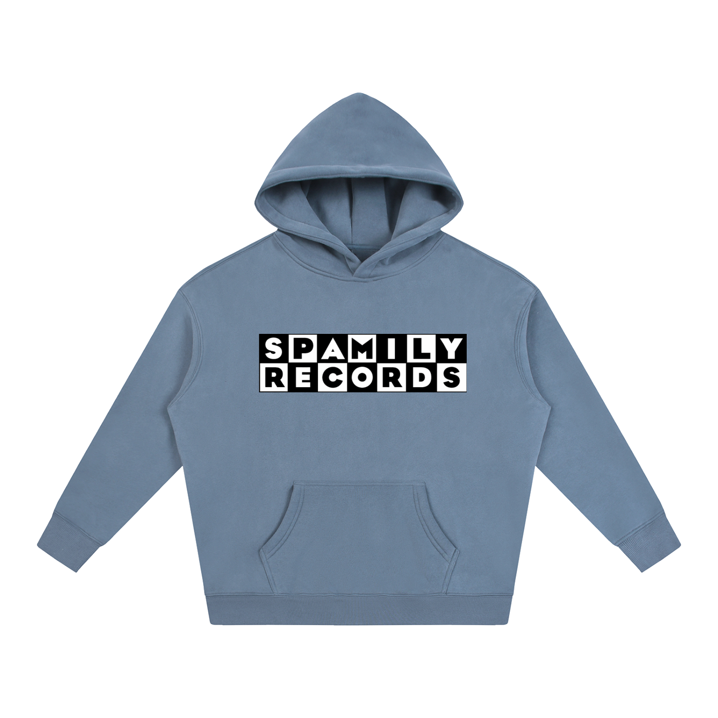 Spamily Network Oversized Fleeced Hoodie