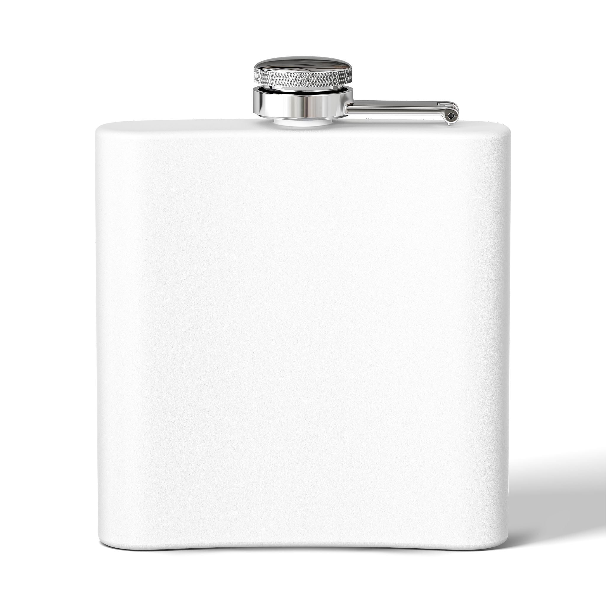 Flask — 'Spamily Records' 6oz Stainless Steel Hip Flask
