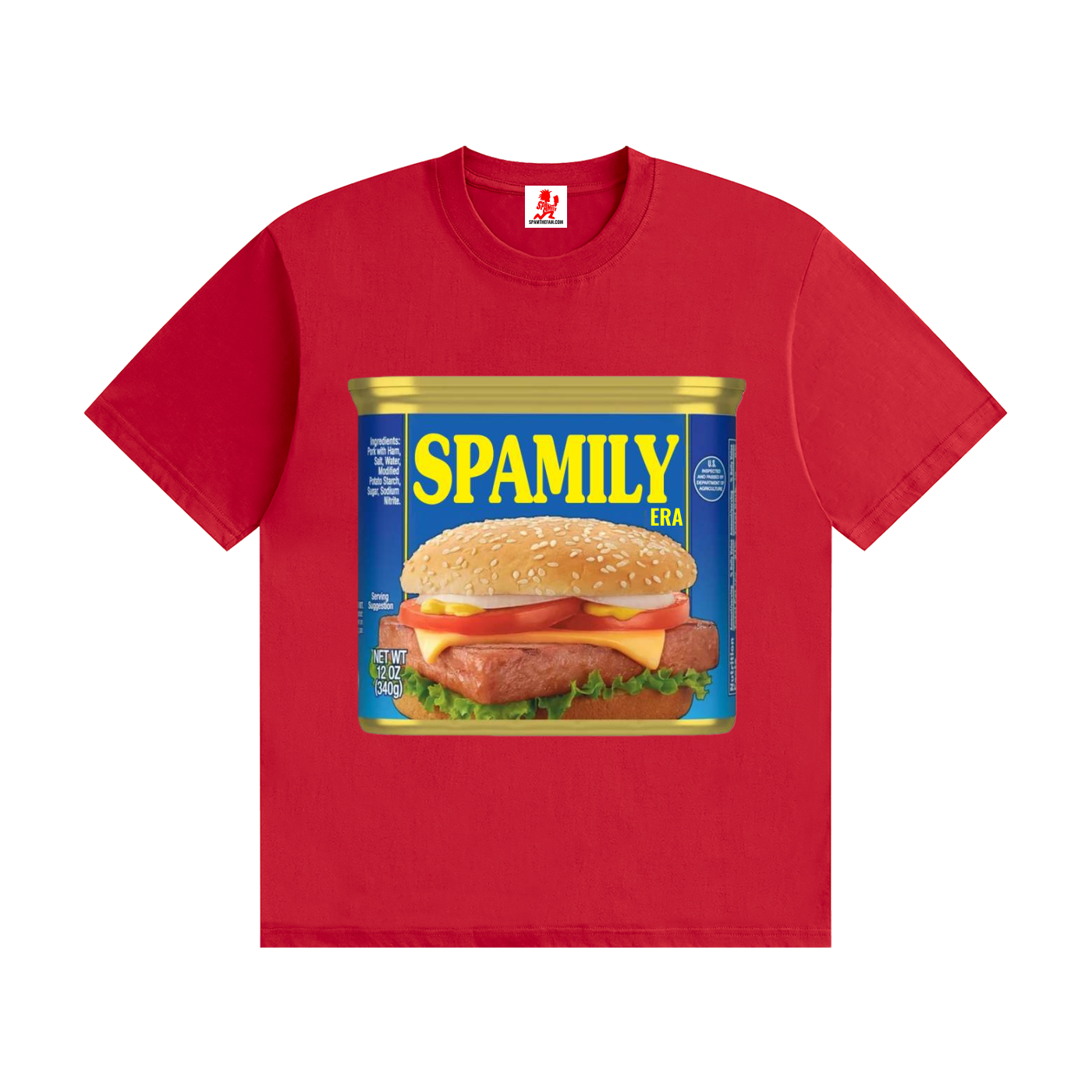 Spamily Can Unisex Seamless Cotton T-Shirt