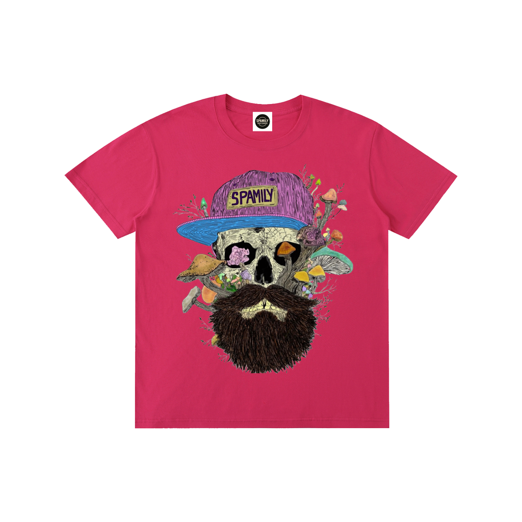 ZP - Shroom Skull (H1GHTY ARTWORK) Pure Cotton Unisex T-Shirt