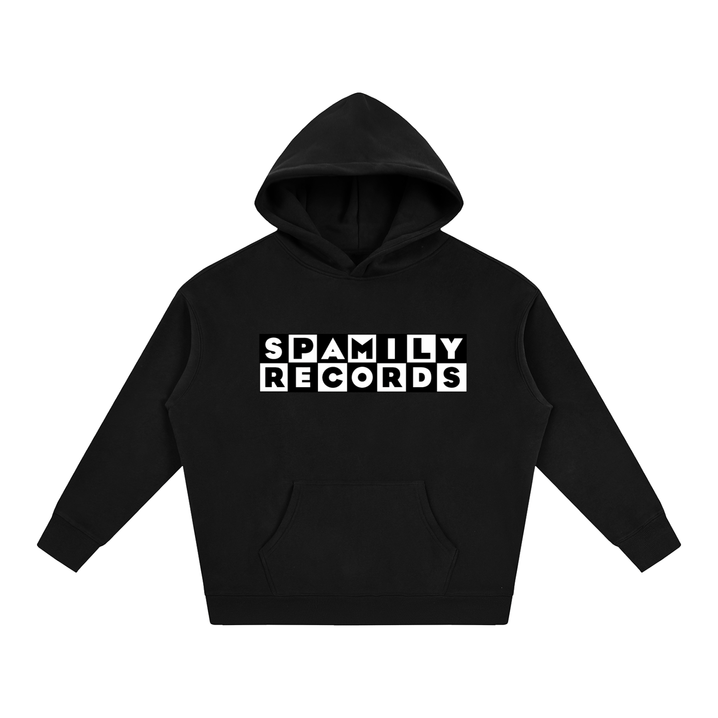 Spamily Network Oversized Fleeced Hoodie