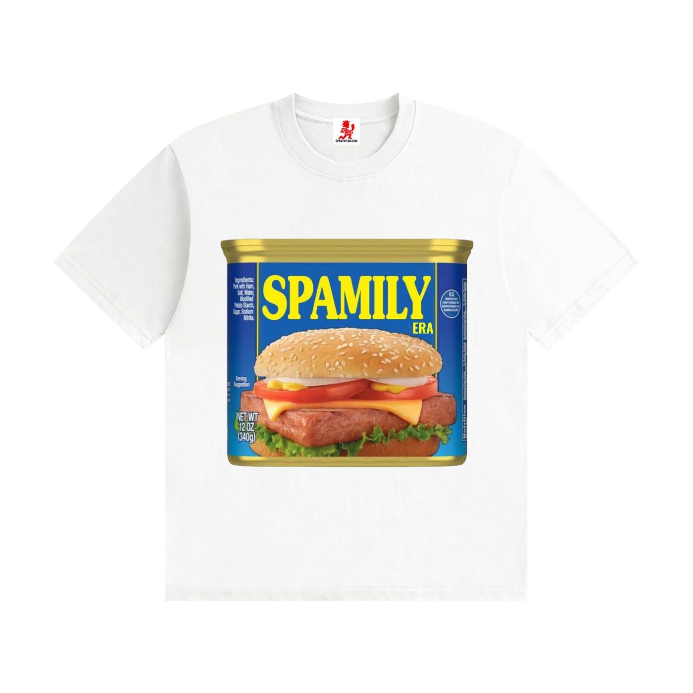 Spamily Can Unisex Seamless Cotton T-Shirt