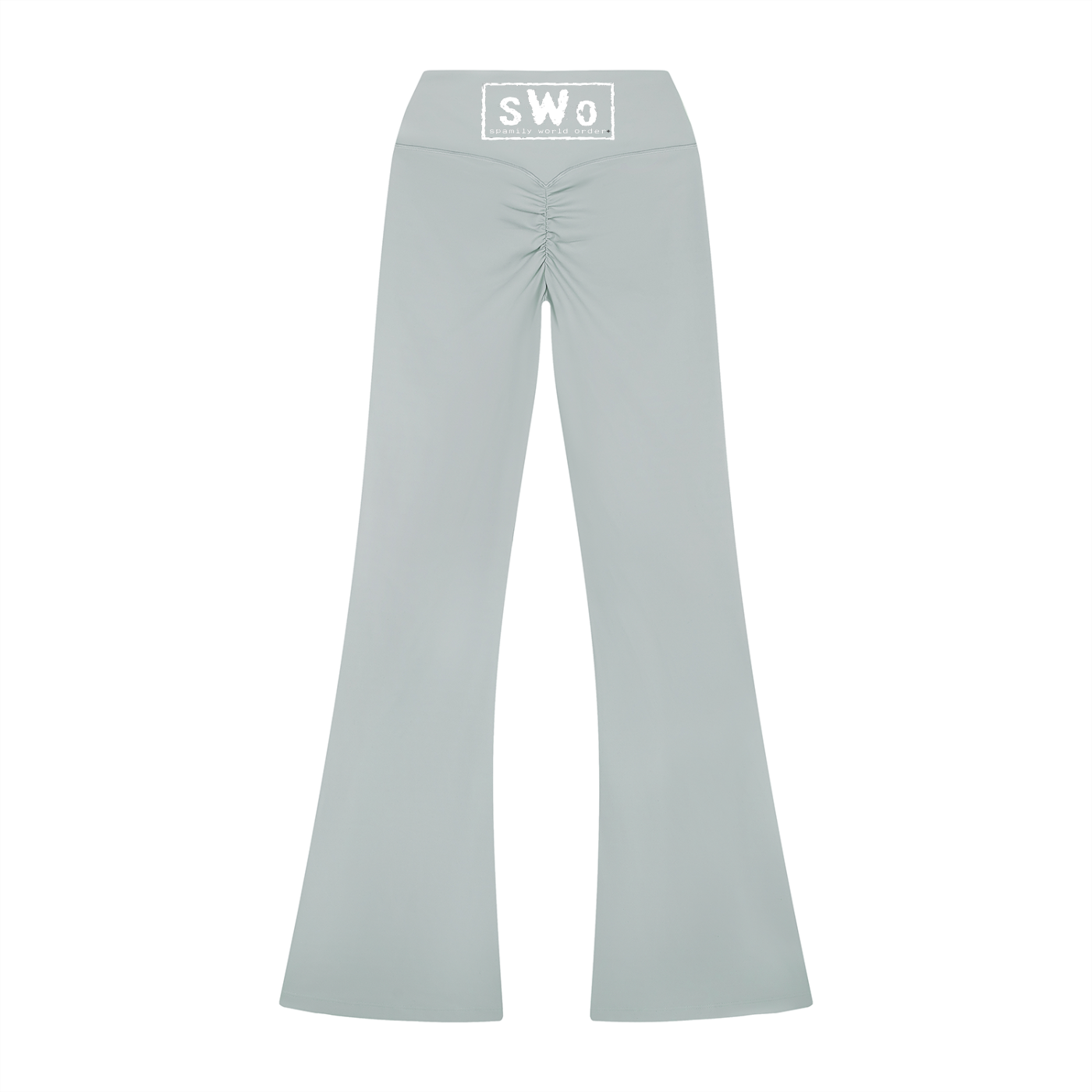 SPAM MAN Women’s High Rise Flared Leggings
