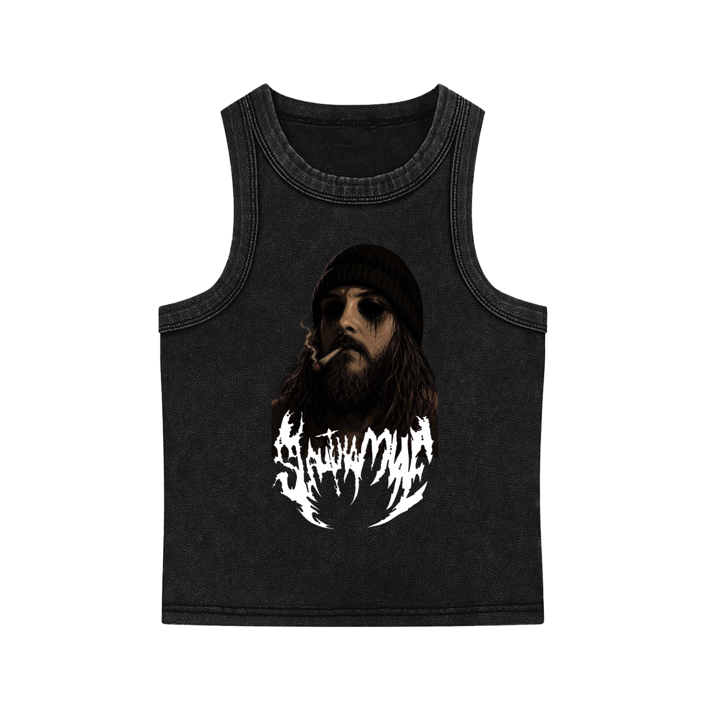 SLAUGHTAMVNE Snow Washed Tank Top